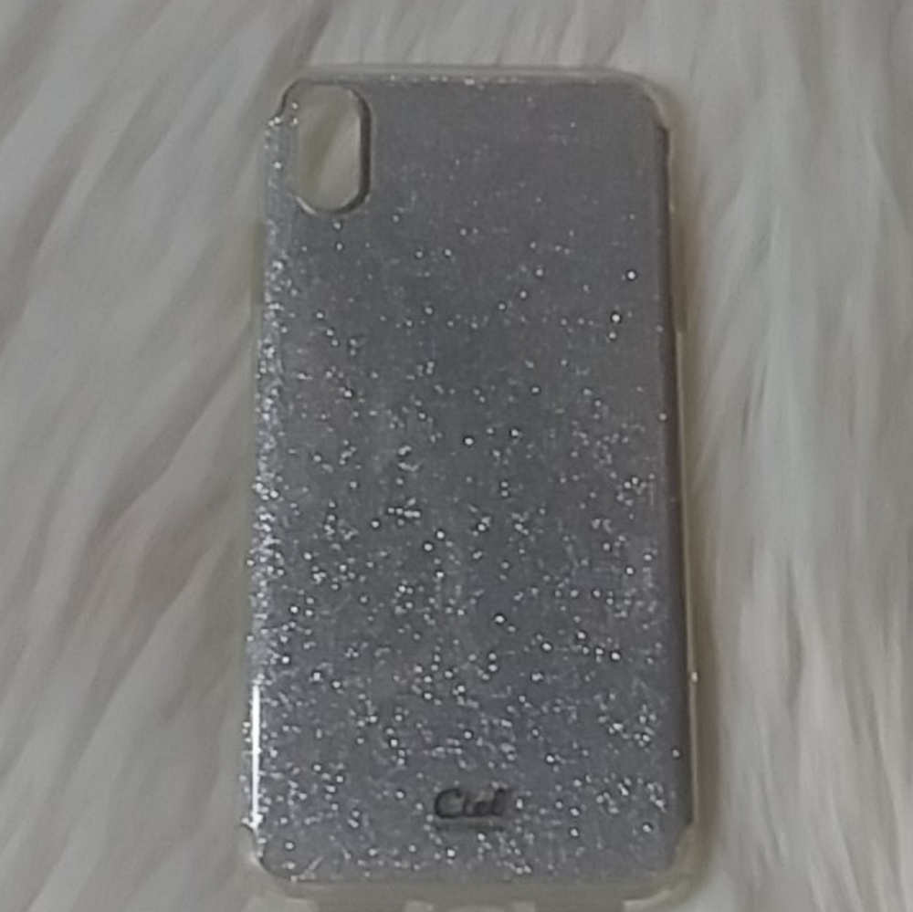Sparkly Silver Glitter iPhone XS Max Case